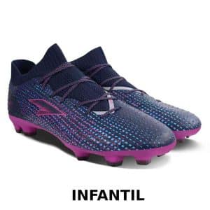 Zapato De Futbol Iron Junior Navy/Purple. FG