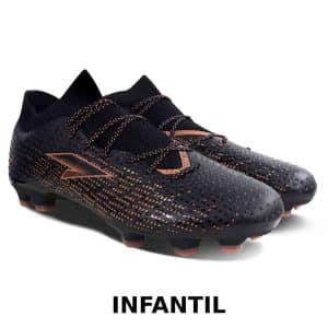Zapato De Futbol Iron Junior Black/Rose Gold. FG - 7