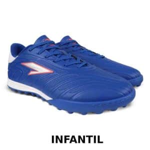 Zapato De Futbol Raptor Junior Blue/White. TF - 3.5