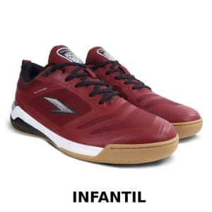 Zapato De Futbol Phantasy Junior Wine/Silver. IN - 7.5