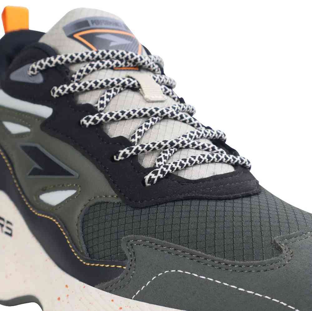 Zapatos Tennis Defender Men Green/Orange - Image 5