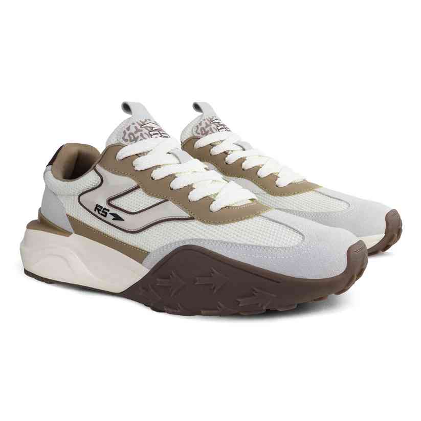 Zapatos Tennis Alpine Men Beige/ Lt. Brown - Image 2