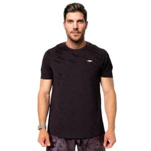 T-shirt De Hombre Jackard Black - L