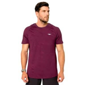 T-shirt De Hombre Jackard Wine - M