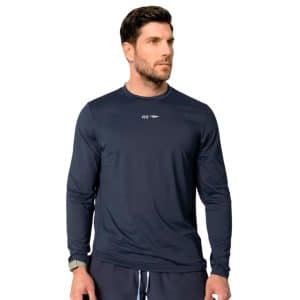T-shirt De Hombre Siamo Longsleeve Navy - L